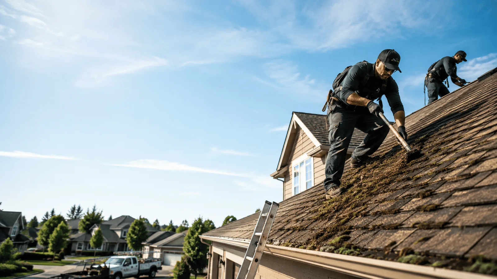 Roof Moss Removal in Mackville, KY near me